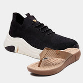 Tênis Ortopédico + Chinelo Massageador - [Envio Nacional] (ANIVERSÁRIO MODARE 50 ANOS + ESQUENTA BLACK FRIDAY ÚLTIMAS UNIDADES)